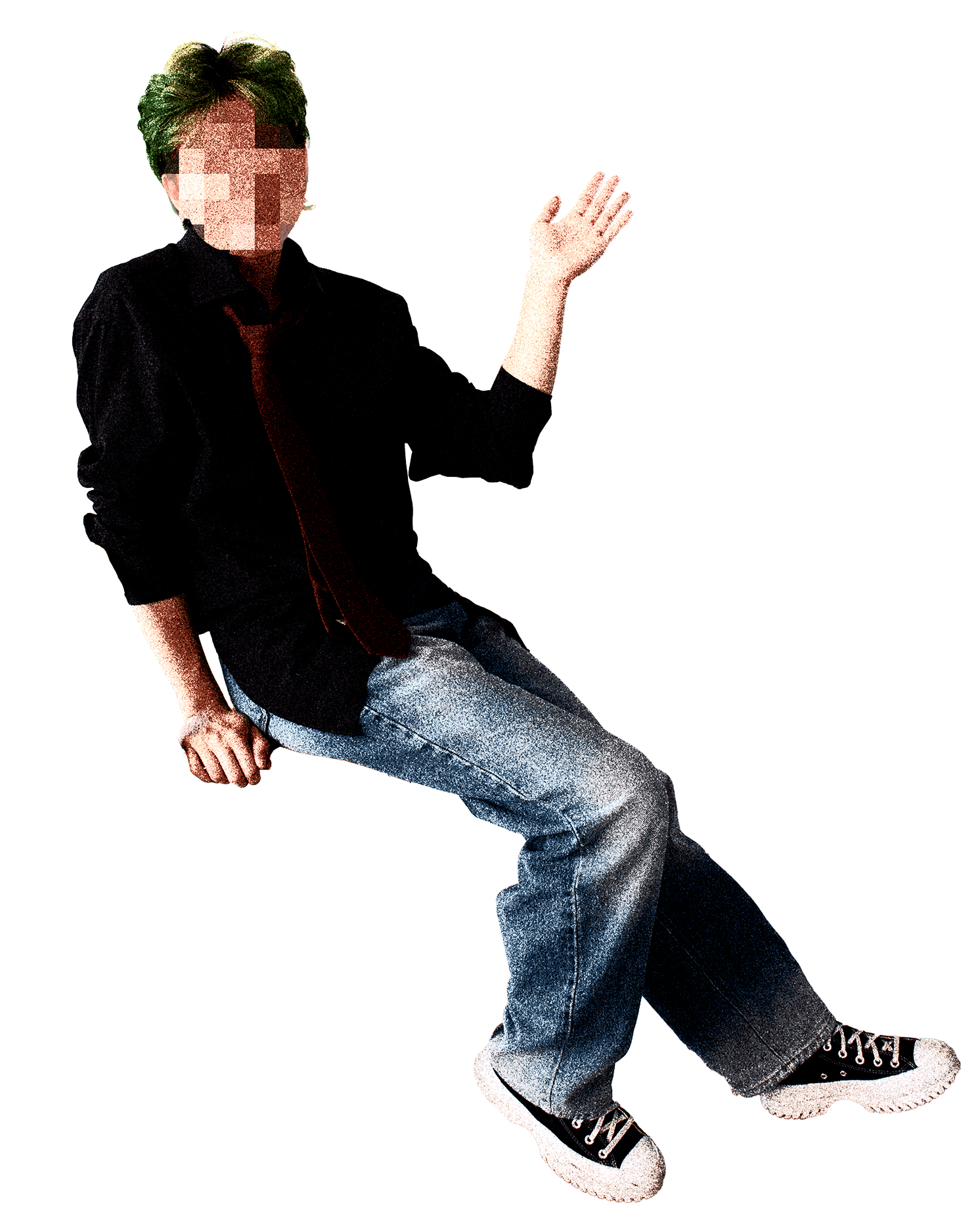 PNG of Andy waving hi